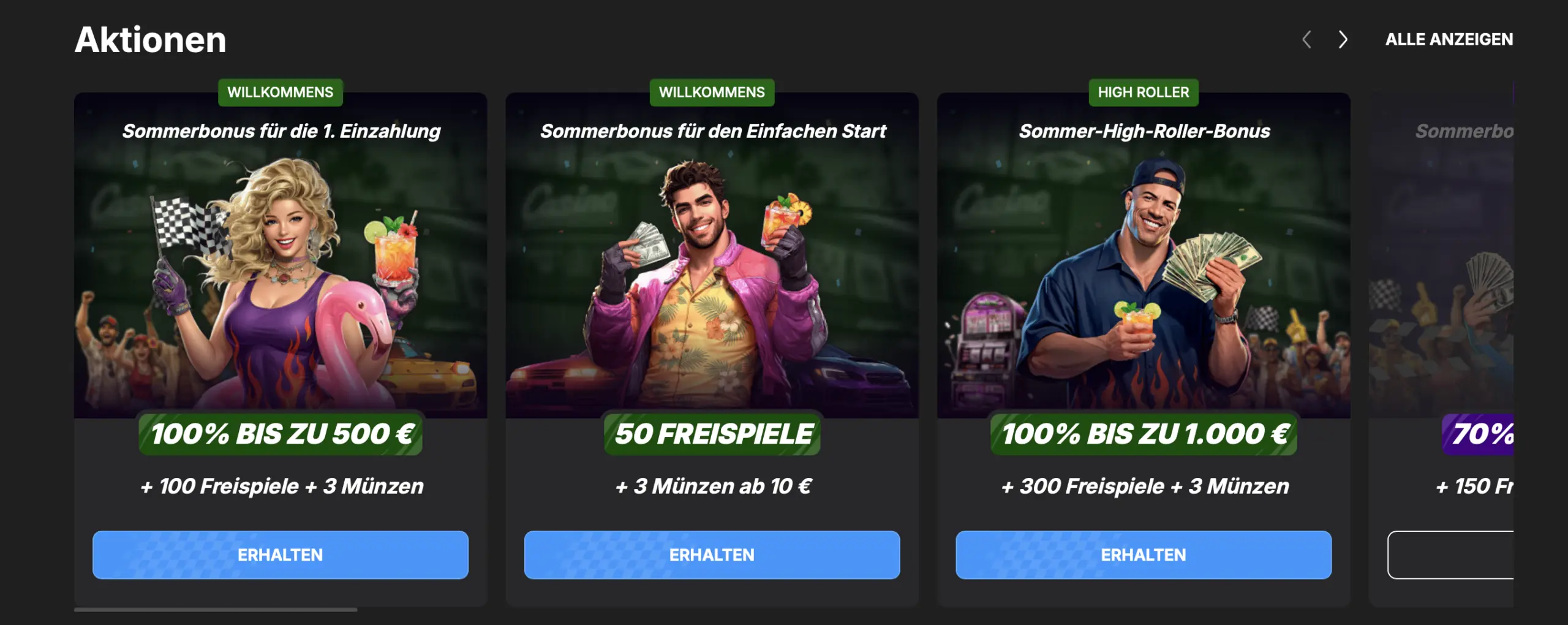 Aktionen NeedForSpin Online Casino