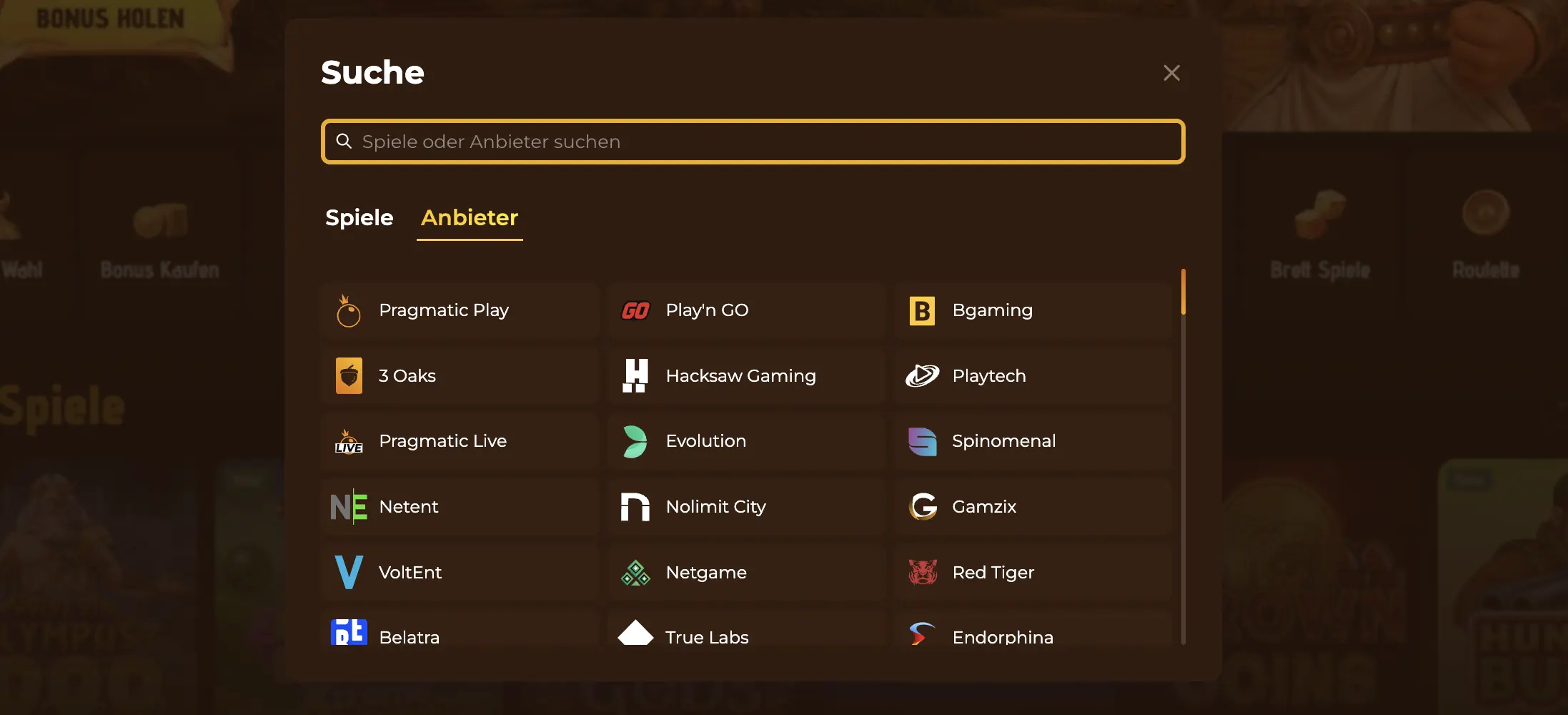 Mino Casino Anbieter