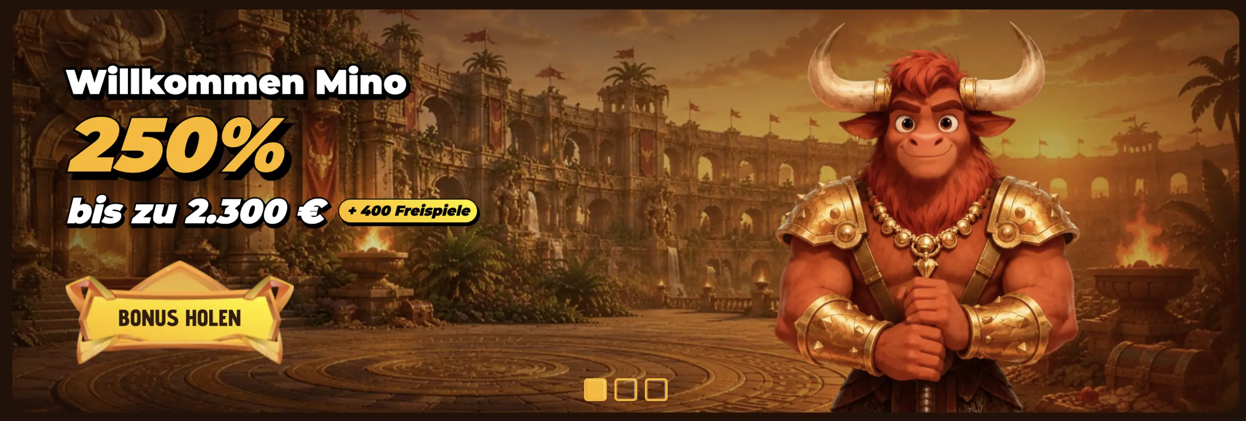 Mino Casino Welcomebonus