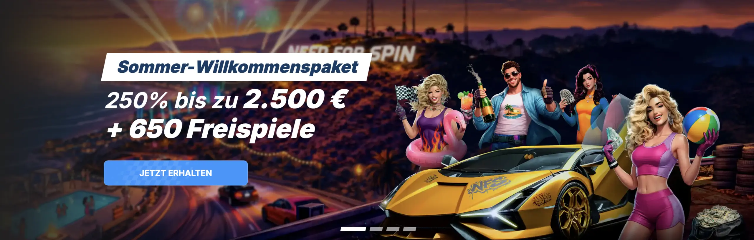 NeedForSpin Online Casino Willkommensbonus