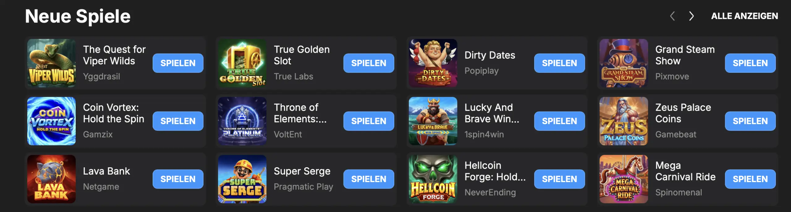 Neue Spiele NeedForSpin Online Casino