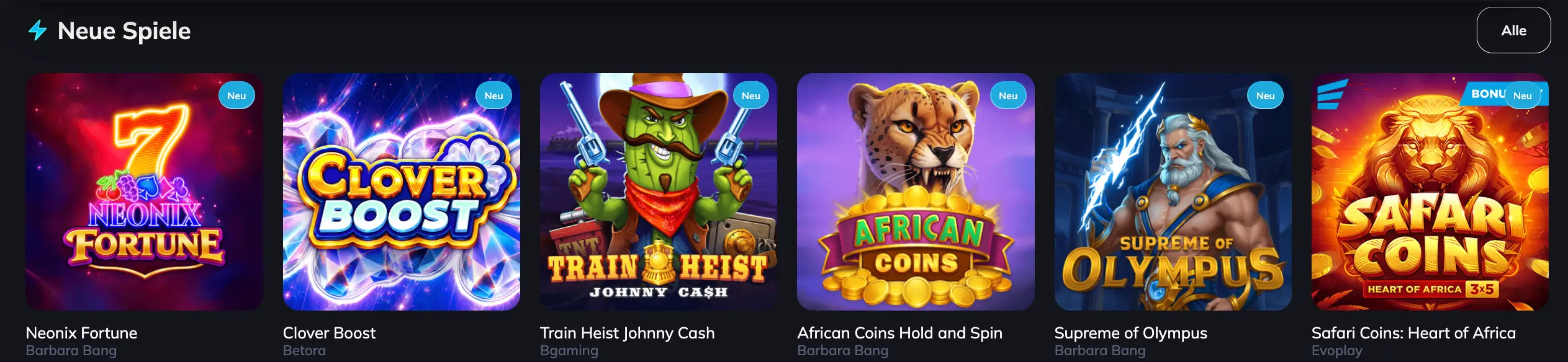 SpinEmpire Casino Neue Slots