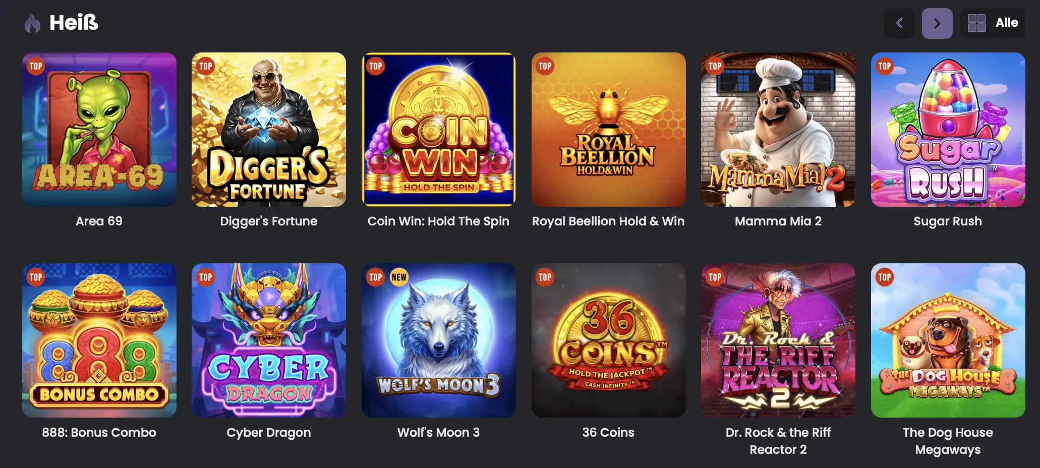 Spinline Casino Spiele