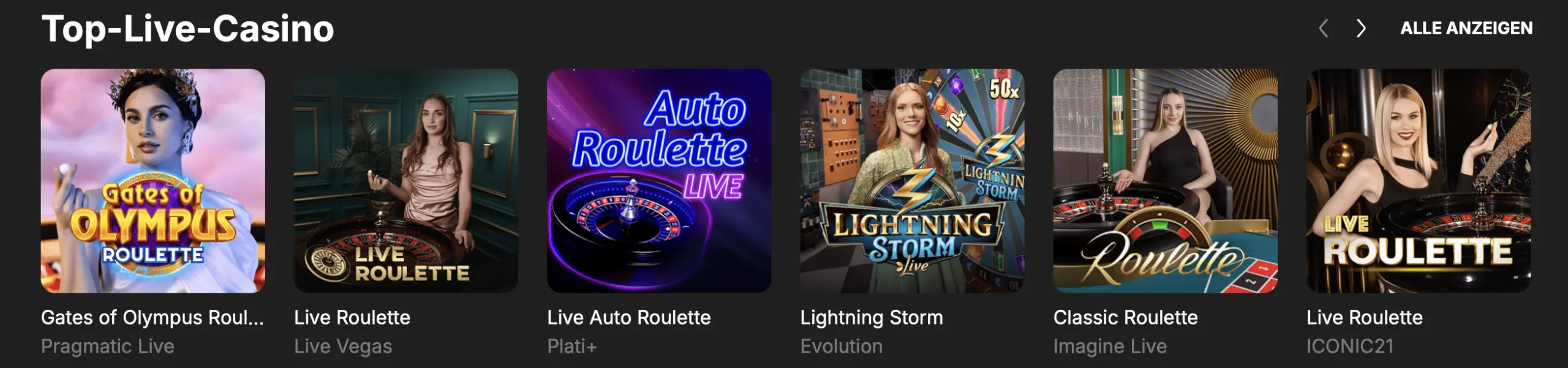 Top Live Casino NeedForSpin Online